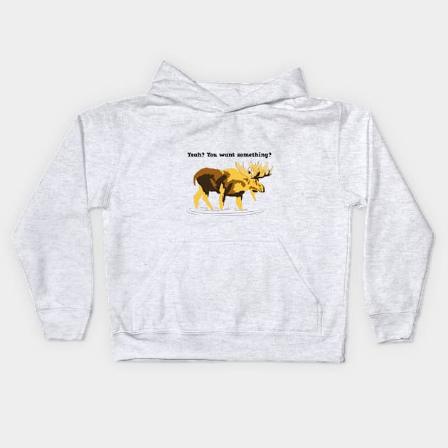 MOOSE KANADA CUTE FOR KIDS ANIMALS FUNNY Kids Hoodie by BeautyMoment